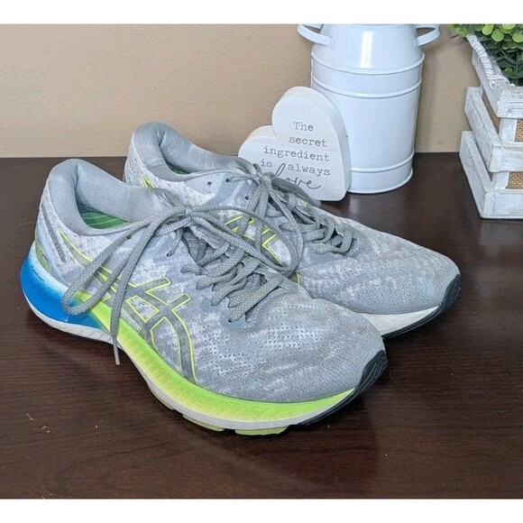 Asics Men's Gel-Kayano Lite Running Shoes Size 9. 5 Gray blue - Picture 1 of 9
